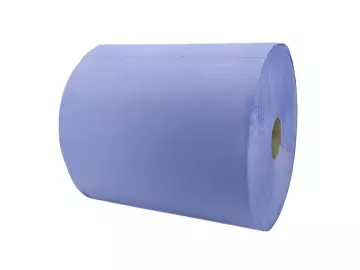 Putzrolle 2 lagig BLAU 100% Zellstoff 35,5x36cm
