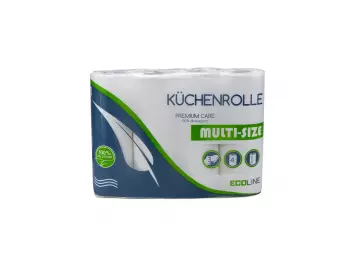 Küchenrollen 3 lagig ECO "Multi Size" Zellstoff 90 Blatt