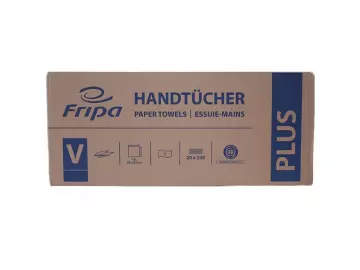Papierhandtücher 1-lagig 25x23cm V-Falz natur