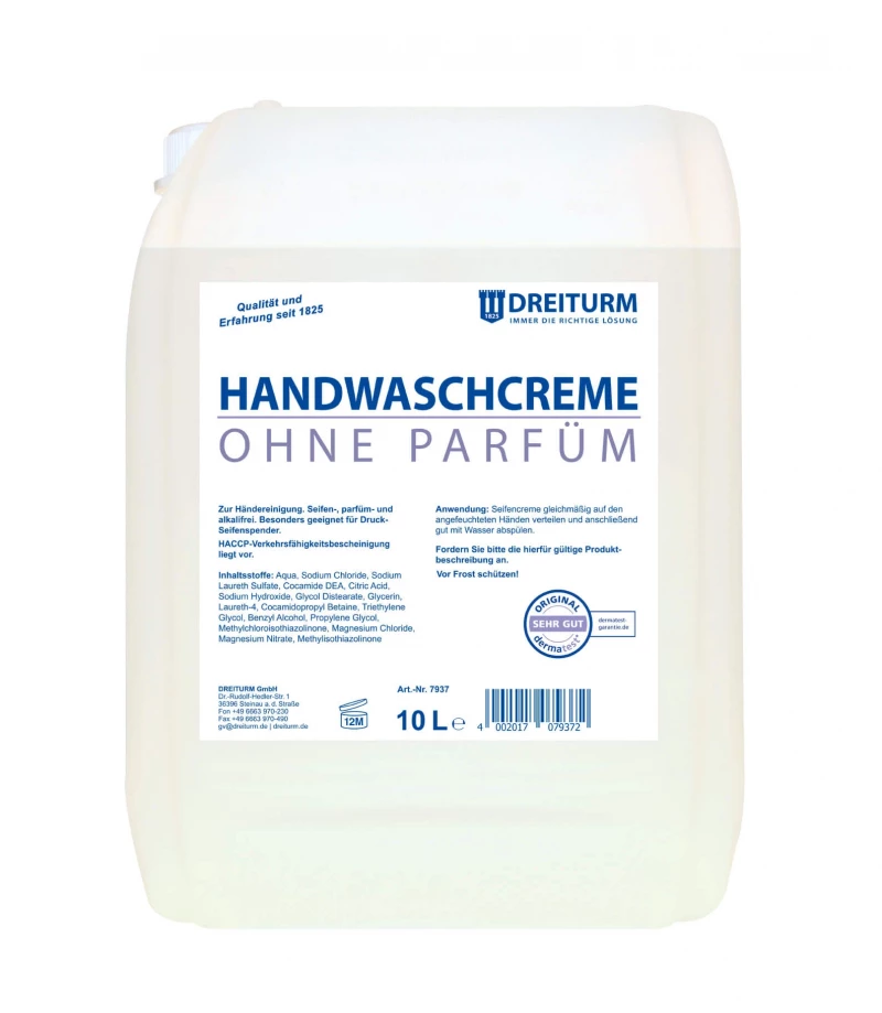 HANDWASCHCREME ohne Parfüm