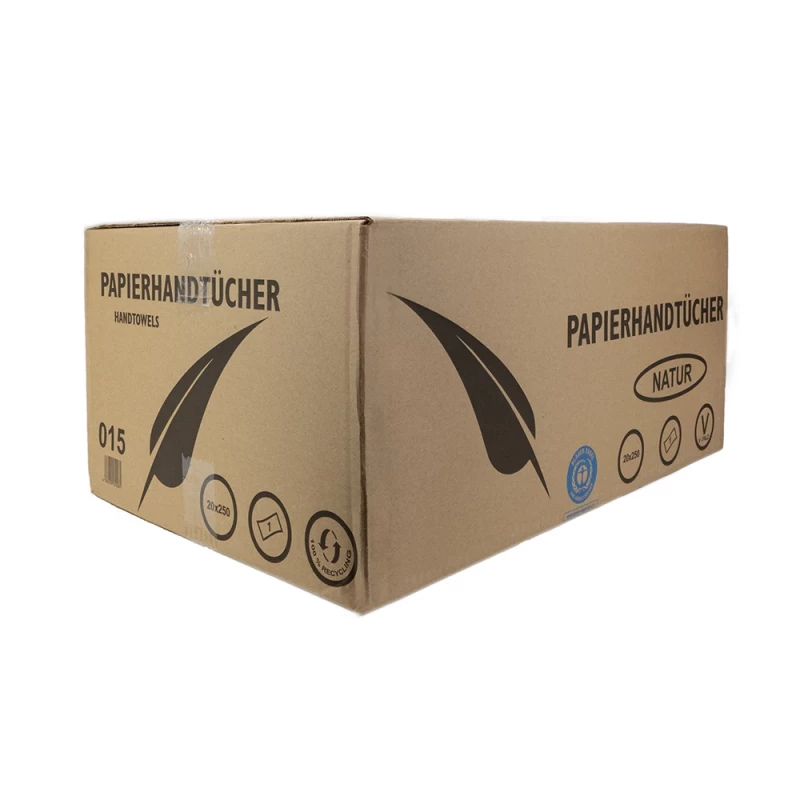 Papierhandtücher 1 lagig GRAU ECO ZZ Faltung 25x23cm Papierhandtücher 1 lagig GRAU ECO ZZ Faltung 25x23cm